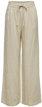 Jacqueline de Yong Dámské kalhoty JDYSAY Loose Fit 15318361 Oatmeal L/32