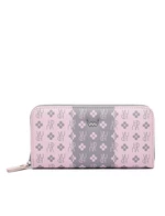 Pink-gray women's patterned wallet VUCH Marva Grey