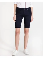 Tommy Hilfiger Krátke nohavice - VENICE SLIM RW CLR BERMUDA tmavomodré