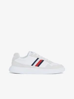 Biele pánske kožené tenisky Tommy Hilfiger Light Cupsole