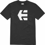 Etnies Icon Tee Black/White XL Camiseta Camisa para exteriores
