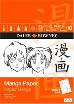 Daler Rowney Manga Marker Paper A3 70 g Carnete de Schițe