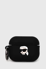 Kryt na airpods Karl Lagerfeld AirPods Pro 2 cover černá barva