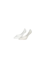 Tommy Hilfiger Socks - TH WOMEN BALLERINA 2P TH BLOCK LOGO white, beige