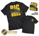 4anglersdesign tričko big boss - xxl