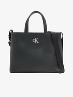 Černá dámská kabelka Calvin Klein Minimal Monogram Slim Tote 26