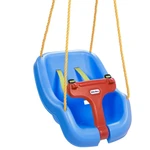 Little Tikes Detská hojdačka 2 v 1 Snug n Secure modrá