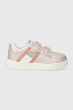 Dětské sneakers boty Tommy Hilfiger růžová barva