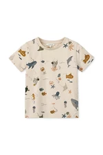 Bavlněné dětské tričko Liewood Apia Baby Printed Shortsleeve T-shirt
