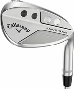 Callaway JAWS RAW Chrome Full Face Grooves Steel Golfschläger - Wedge Rechte Hand 58° 12° Stahl Wedge Flex