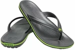 Crocs Crocband Flip Schlappen Graphite/Volt Green 36-37