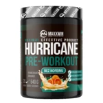 MAXXWIN Hurricane Pre-Workout No Caffeine 540g - pomeranč