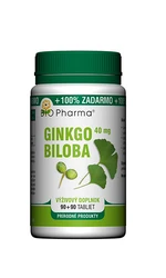 BIO PHARMA Ginkgo biloba 40mg 90+90 tabliet 180 tabliet