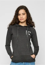 Ladies Never On Time Hoody Coal