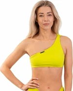 Nebbia One Shoulder Bandeau Bikini Top Green S Dámské plavky