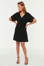 Trendyol Black Belted Shirt Dress