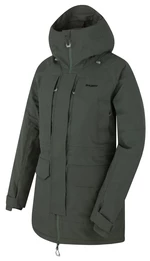 Husky Nigalo L XXL, dk. grey green Dámská hardshell bunda