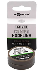 Korda návazcová šňůra Basix Coated Hooklink Camo Green 25m 18lb