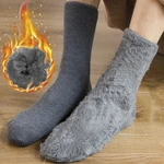 Men Autumn Winter Super Thick Warm Snow Socks Winter Plush And Thick Long Plush Cold Resistant Pure Cotton Men And Women Socks