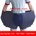 Oversized 11XL 9XL 170KG Men Modal Soft Boxers Plus Size Male Loose High Waist Stretched Underpants Large Boy Shorts Underwear