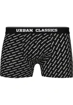 Men's Boxer Shorts 5-Pack White/Black/Lettering/Striped/Striped