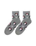 Bratex 2988 X-Mass Socks Women's 36-41 grey melange d-033