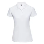 White Polycotton Polo Russell Women's T-Shirt