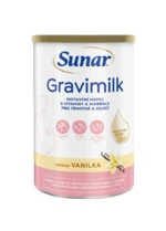 SUNAR Gravimilk s príchuťou vanilka pre tehotné a dojčiace ženy 450 g