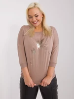 Blouse-RV-BZ-9193.91-dark beige