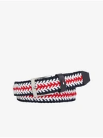 Black-red Mens Striped Strap Tommy Hilfiger Adan 3.5 Elasti - Men