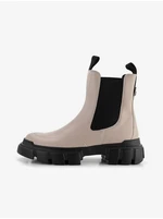 Beige women's leather chelsea boots Högl Adventure - Women's