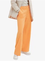 Orange women's wide trousers Tom Tailor - Women's