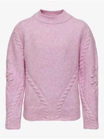 Pink girly sweater ONLY Laura - Girls