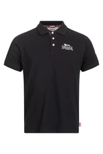 Pánské polo Lonsdale 117230-Black/Silver