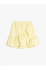 Koton Mini Skirt Frilly Layered Elastic Waist