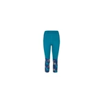 Women's 3/4 fitness leggings Kilpi SOLAS-W turquoise