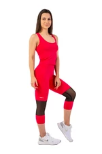 Dámské legíny Nebbia  High-Waist ¾ Length Sporty Leggings 406 pink S