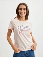 Light pink women's T-shirt Guess - Women