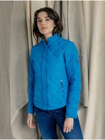 Blue Ladies Quilted Jacket Fransa - Women