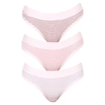 3PACK Women's panties Andrie white