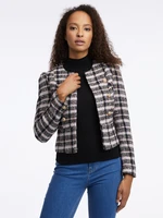 Orsay Black Women's Plaid Blazer - Women's