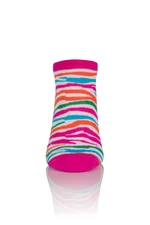 ZEBRA Ankle Socks - Amaranth/Colors