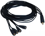 Rozdělovací kabely, 2-4 vývodový, průměr 10 mm, různá délka - Dawell Délka: 4, Varianta: 4 vývodový