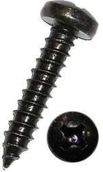 Dresselhaus Šrouby do plechu s půlkulatou hlavou křížové, DIN 7981 C, černé, různé rozměry, 100 ks Velikost: 4.2x13 mm