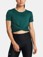 Under Armour Motion Crossover Crop SS Dark Green Sports T-Shirt