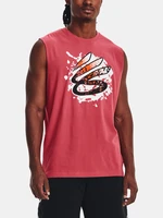 Under Armour Curry Tank Top SLVS Tee-RED - Men