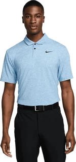 Nike Dri-Fit Tour Heather Mens Polo Light Photo Blue/Black M Polo košile