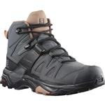 Salomon SALOMON X ultra 4 mid GTX EU 38 ⅔, Ebony/Mocha Mousse/Almond Cream Dámské turistické boty