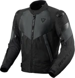 Rev'it! Jacket Control H2O Black/Anthracite XL Giacca di pelle