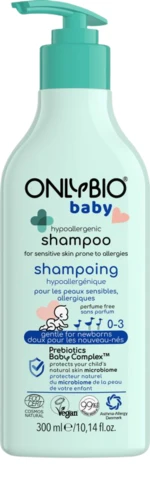 ONLYBIO Hypoalergenní šampon pro miminka 300 ml